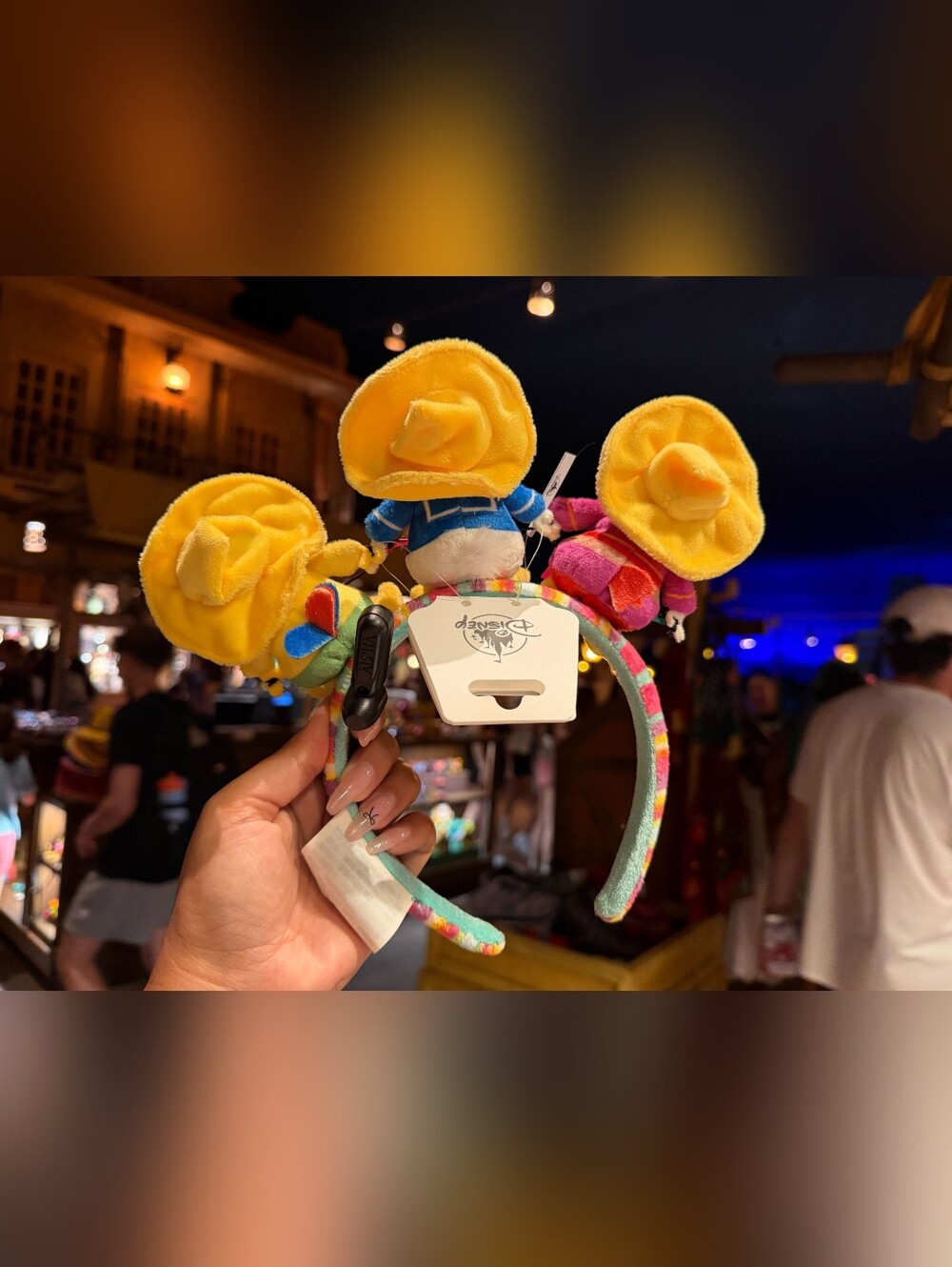 Disney Yellow Flower Plush Ear Headband - Colorful Band